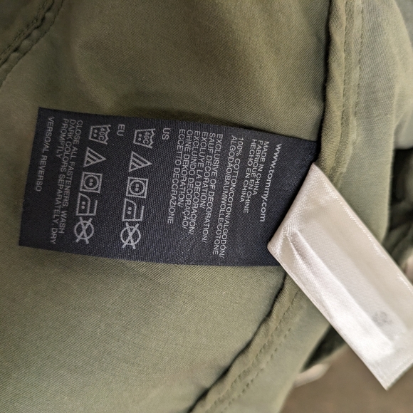 Tommy Hilfiger military style canvas jacket. Women's small. - Picture 3 of 6